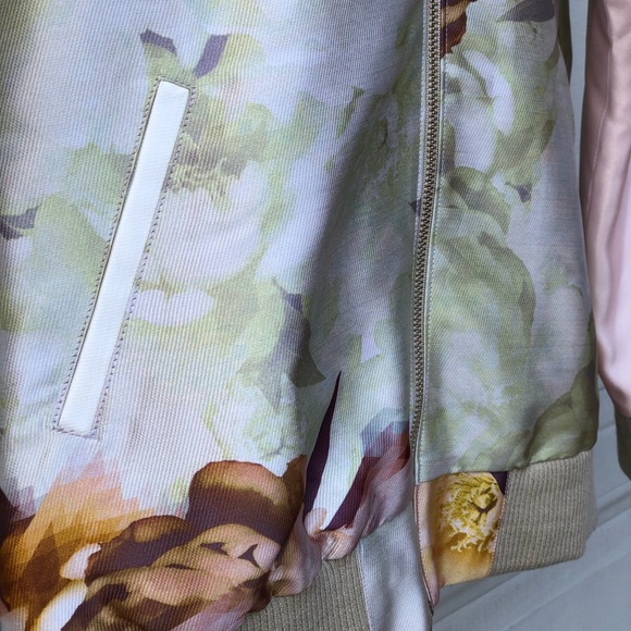 ABS by Allen SchwartzPrint Bomber Jacket Size M. - Picture 7 of 8